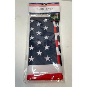 USA American Flag chair cover 24 1/2" x 15 1/2" seat back Greenbrier new